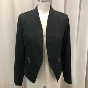 Aqua Womens Business Attire Open-Front Blazer